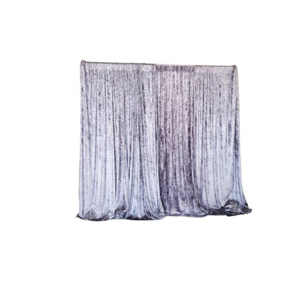 Charcoal Penne Drape