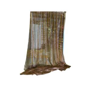 Copper Sequin Organza Drape
