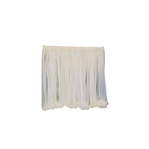 Ivory Chiffon Drape