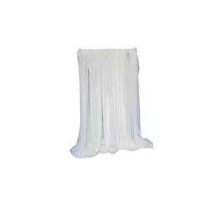 Off White Chiffon Drape