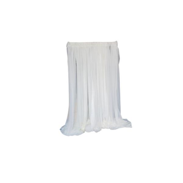 Off White Chiffon Drape