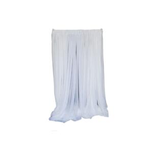White Chiffon Drape
