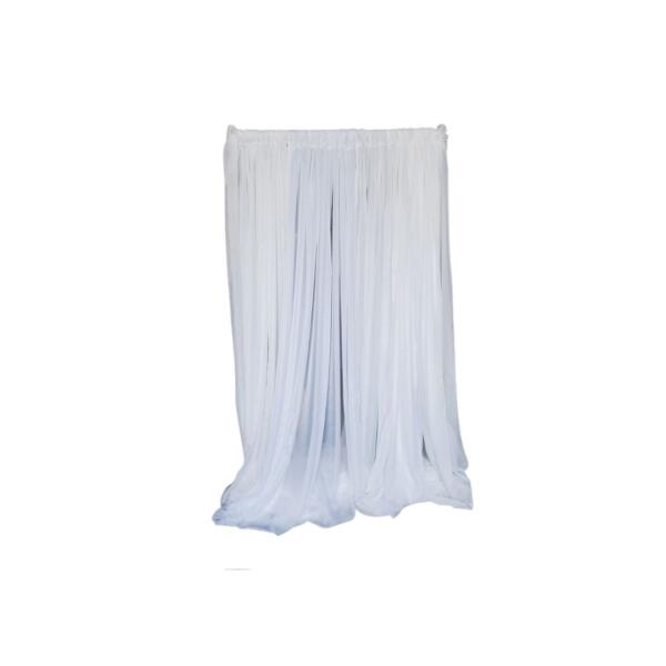 White Chiffon Drape