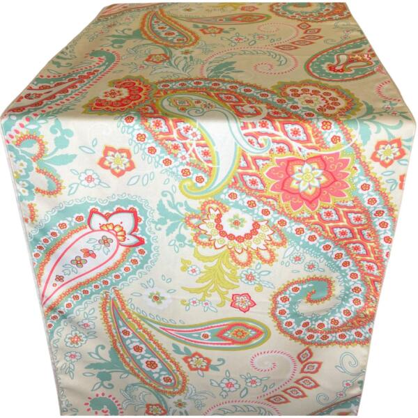 ann's paisley multicolored runner