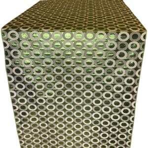 apple green rabanne runner (reversible side)