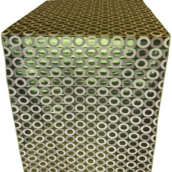 apple green rabanne runner (reversible side)