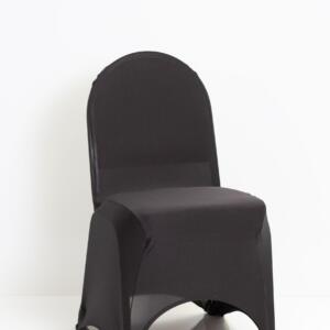 Black Spandex Chair Covers