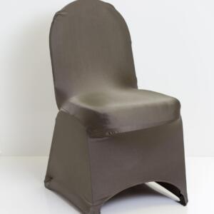 Charcoal Grey Spandex Chair Covers