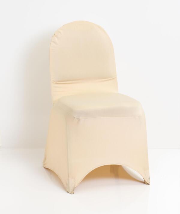 Champagne Spandex Chair Covers