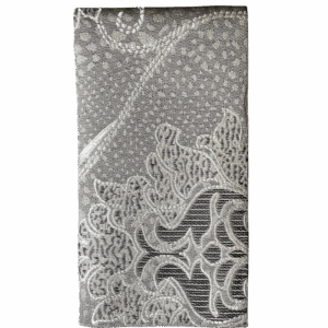 Silver Chinese Damask Dragon Napkin